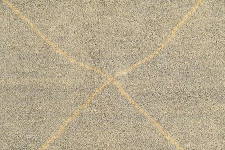 4' 8 x 6' 5 Hand Knotted Moroccan Wool Rug