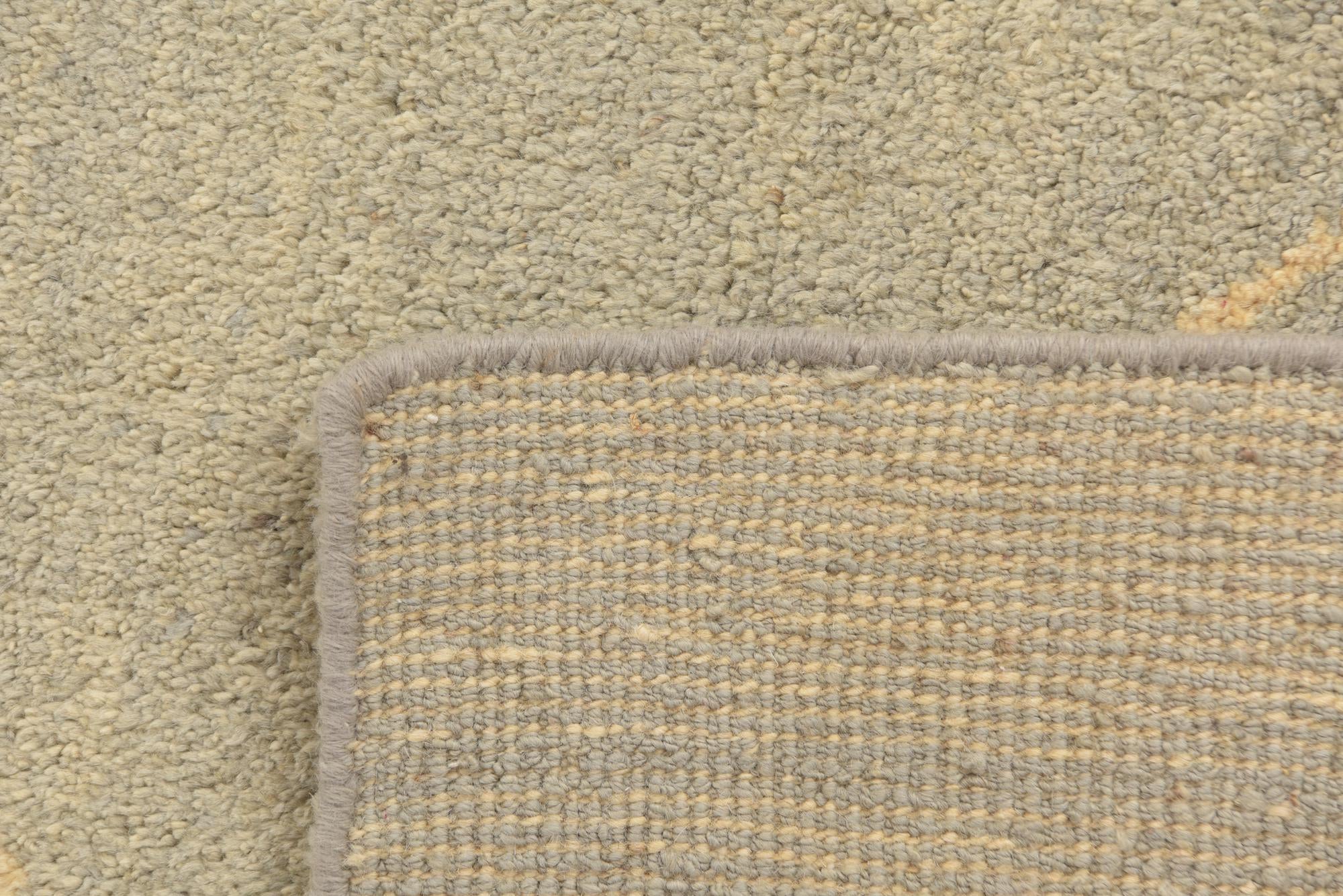 4' 8 x 6' 6 Hand Knotted Moroccan Wool Rug
