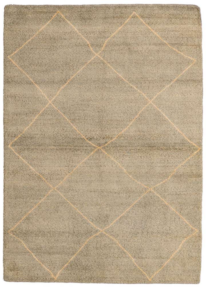 4' 8 x 6' 6 Hand Knotted Moroccan Wool Rug