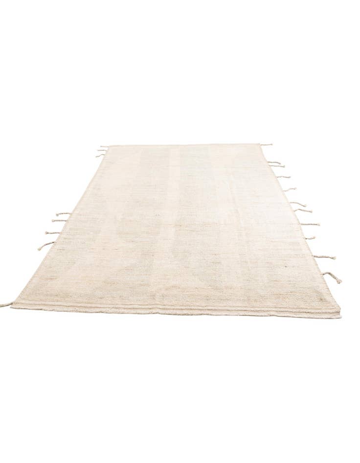 Detail image of 8' x 10' Hand Knotted Moroccan Wool Rug