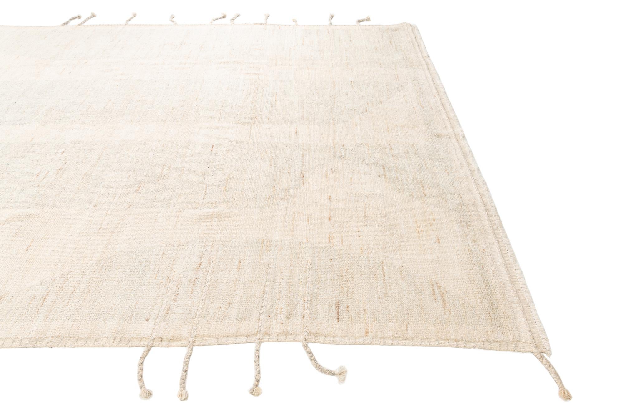 8' x 10' Hand Knotted Moroccan Wool Rug