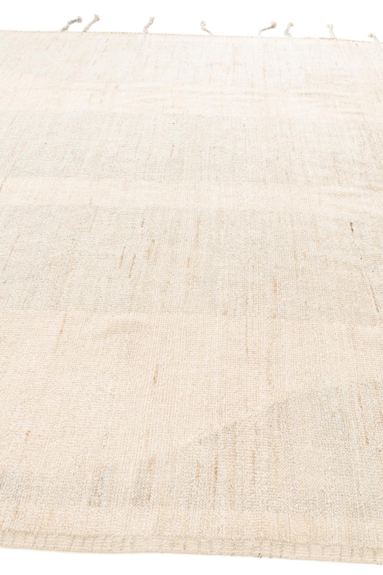 8' x 10' Hand Knotted Moroccan Wool Rug