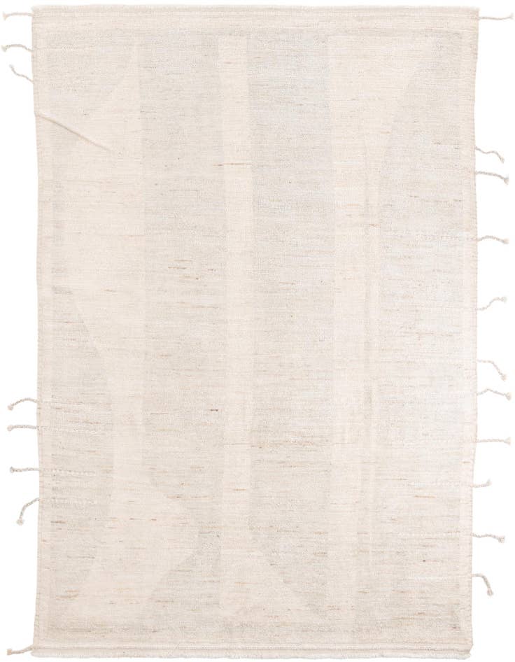Detail image of 8' x 10' Hand Knotted Moroccan Wool Rug
