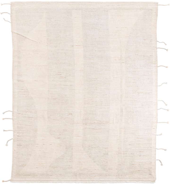 8' x 10' Hand Knotted Moroccan Wool Rug