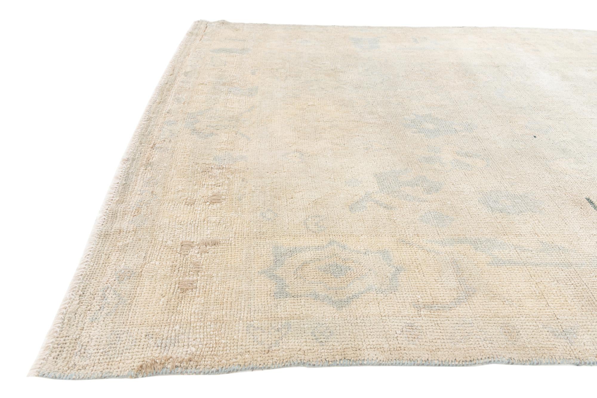 5' 6 x 8' 1 Hand Knotted Moroccan Wool Rug