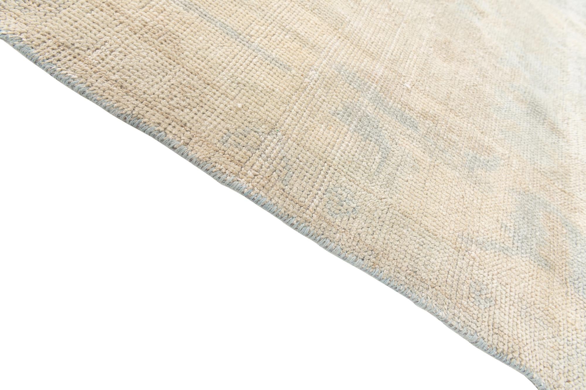 5' 6 x 8' 1 Hand Knotted Moroccan Wool Rug