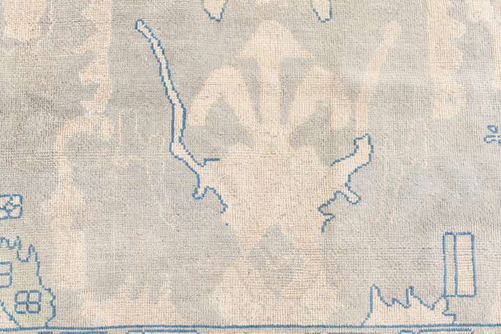 8' 6 x 10' 2 Hand Knotted Moroccan Wool Rug
