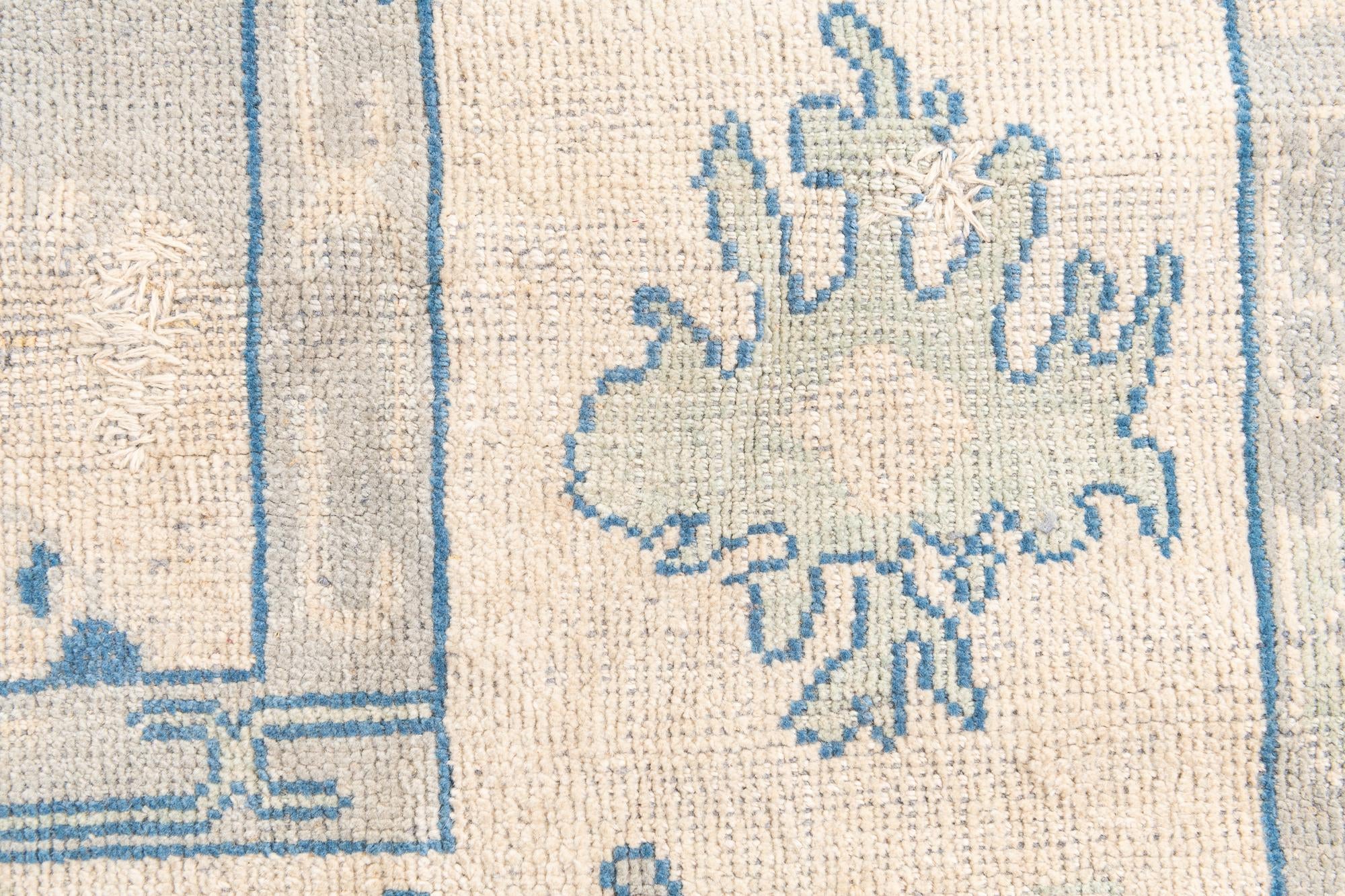 8' 6 x 10' 2 Hand Knotted Moroccan Wool Rug