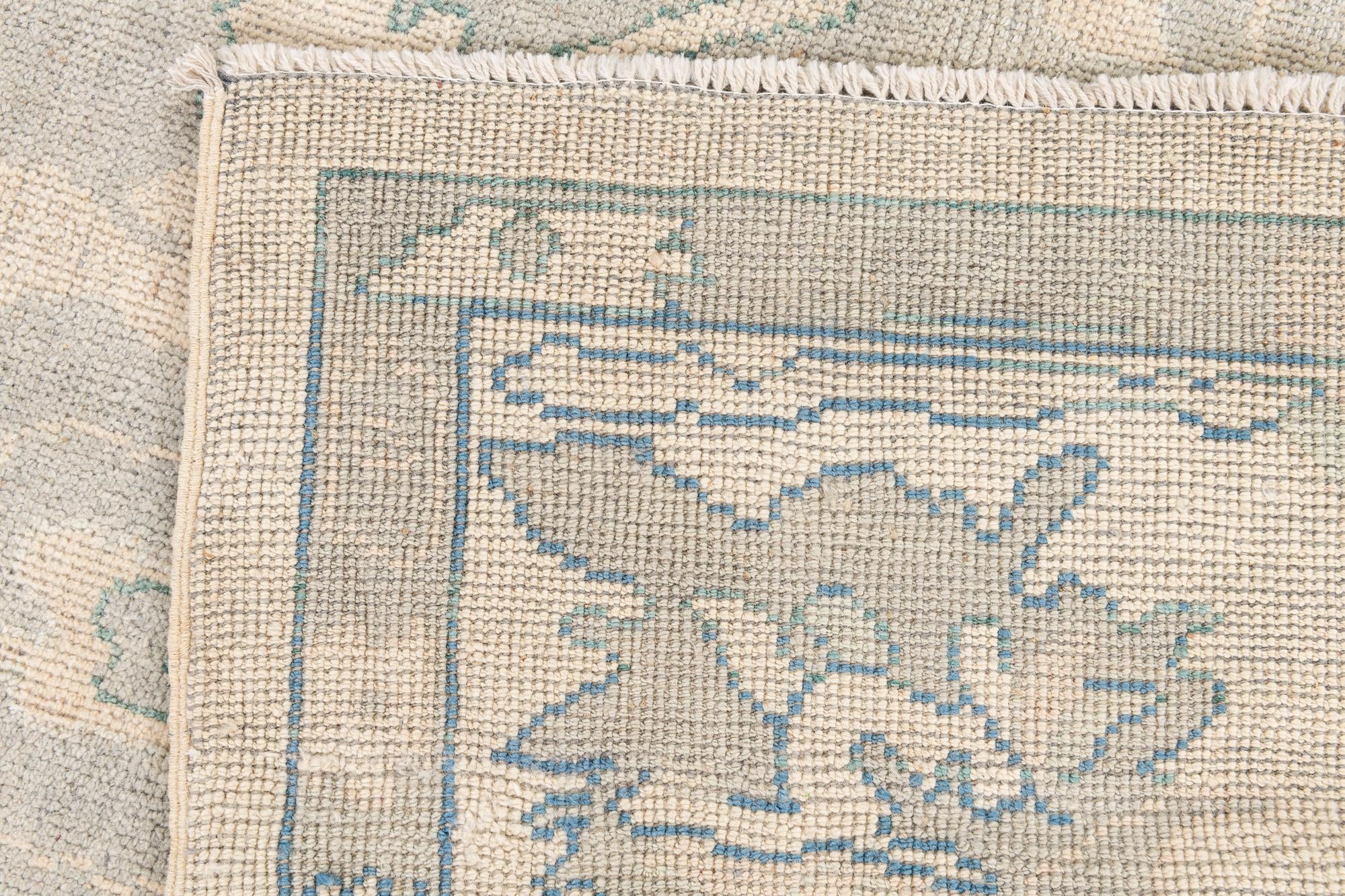 8' 6 x 10' 2 Hand Knotted Moroccan Wool Rug