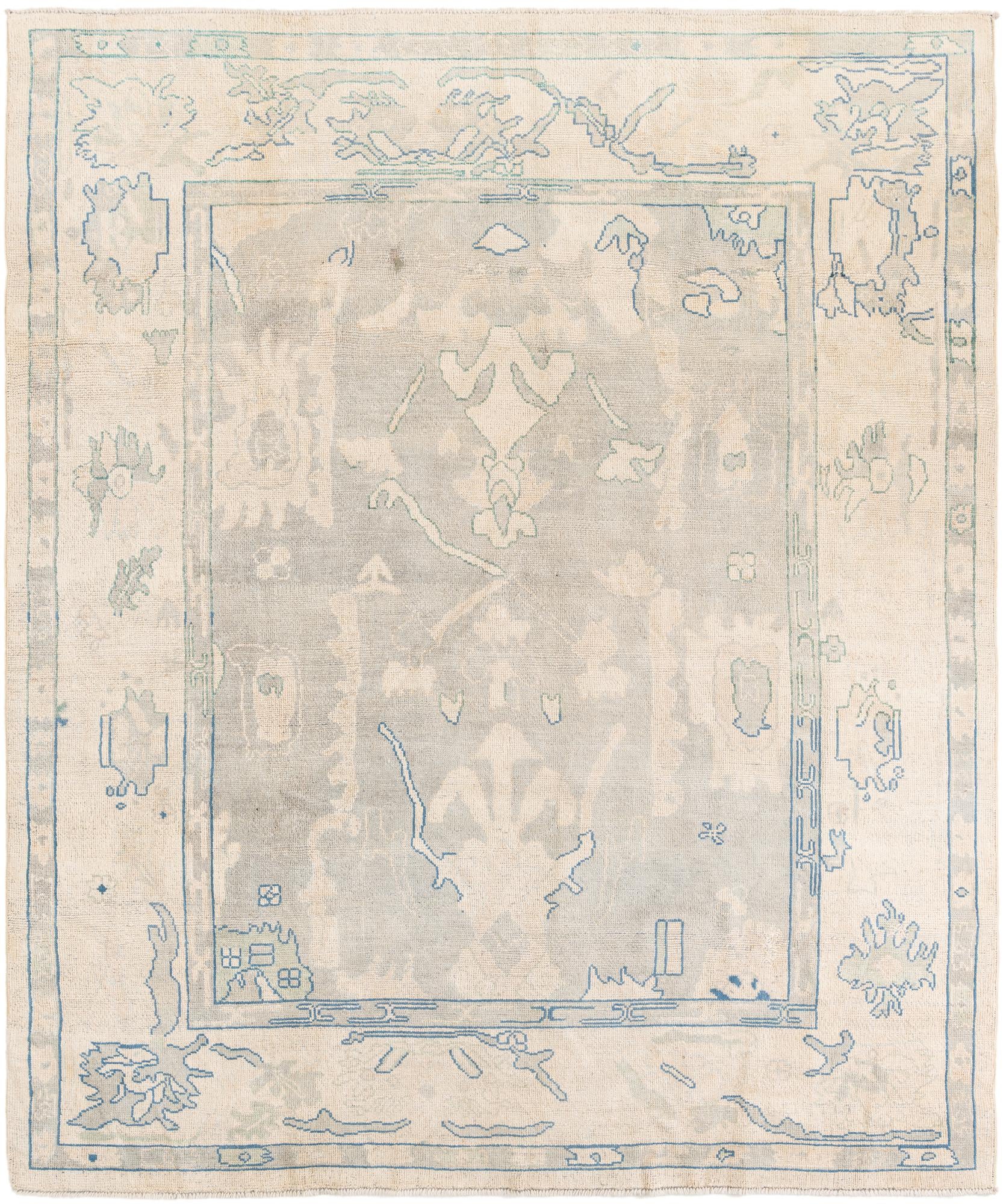 8' 6 x 10' 2 Hand Knotted Moroccan Wool Rug