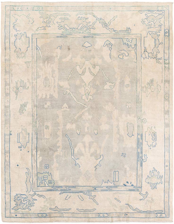 Detail image of 8' 6 x 10' 2 Hand Knotted Moroccan Wool Rug