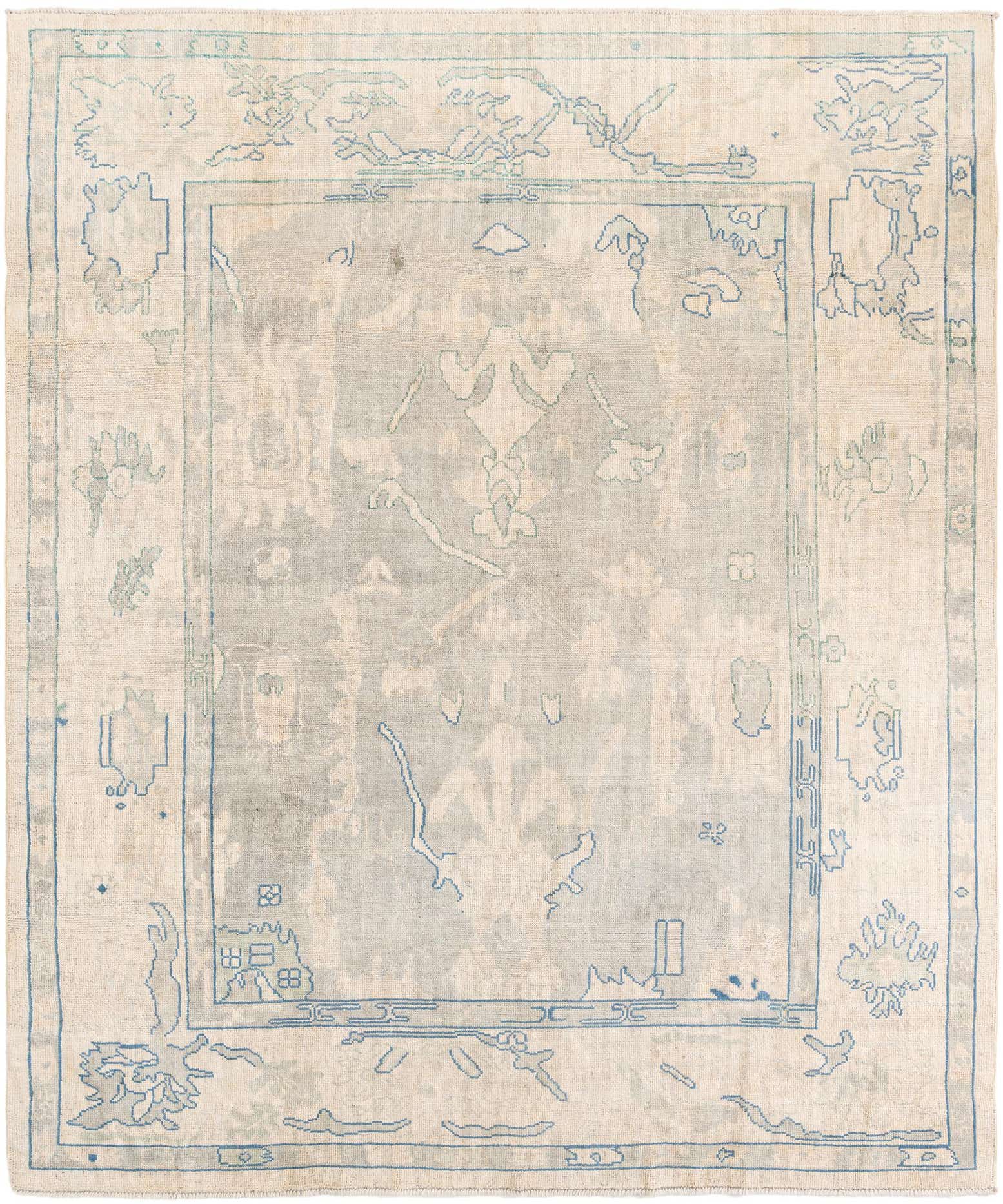 8' 6 x 10' 2 Hand Knotted Moroccan Wool Rug