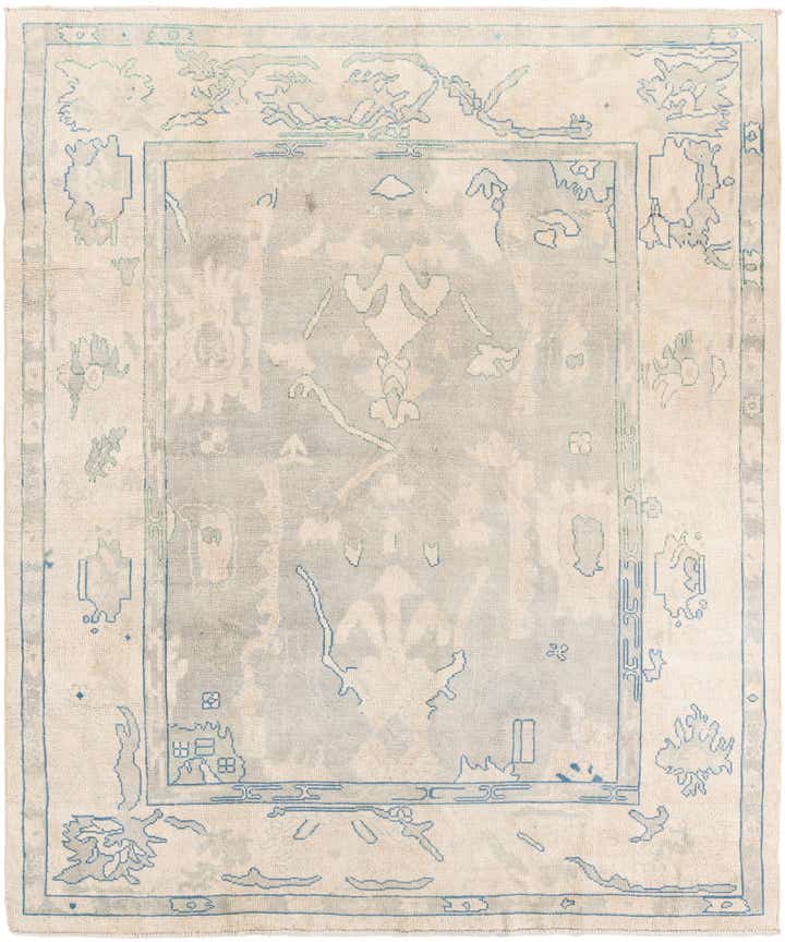 8' 6 x 10' 2 Hand Knotted Moroccan Wool Rug