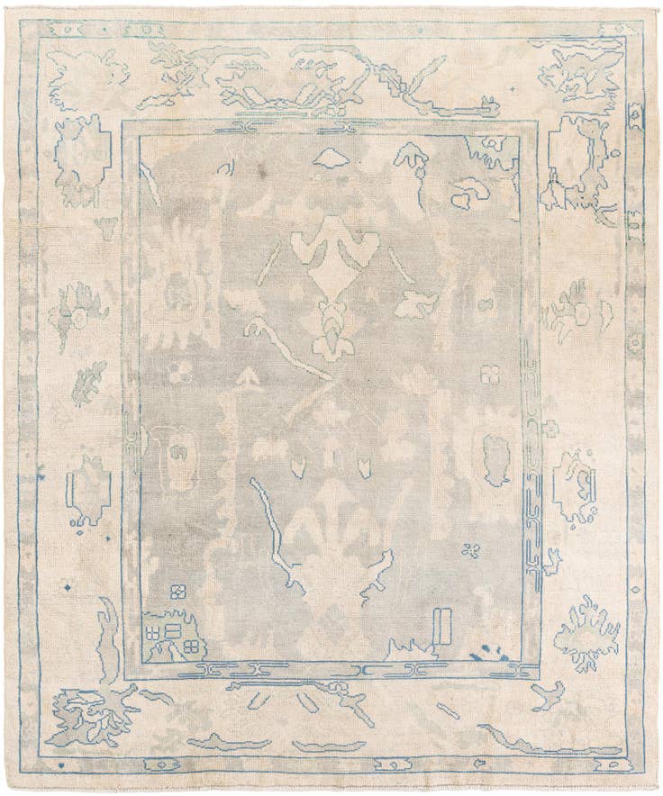 Detail image of 8' 6 x 10' 2 Hand Knotted Moroccan Wool Rug