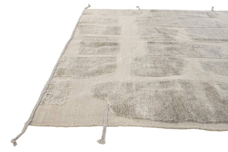 Detail image of 6' 4 x 10' Hand Knotted Moroccan Wool Rug