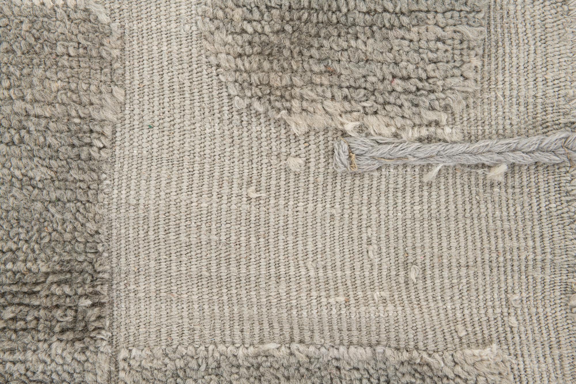 6' 4 x 10' Hand Knotted Moroccan Wool Rug