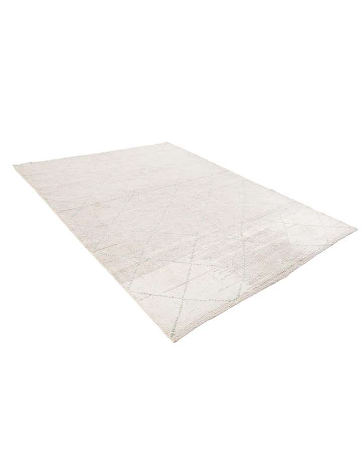 6' 6 x 8' 7 Hand Knotted Moroccan Wool Rug