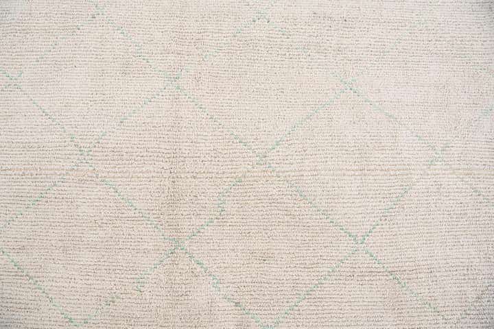 6' 6 x 8' 7 Hand Knotted Moroccan Wool Rug