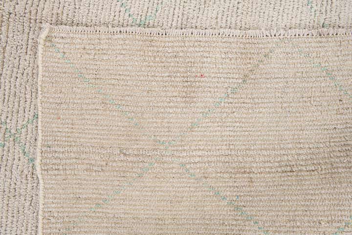 6' 6 x 8' 7 Hand Knotted Moroccan Wool Rug