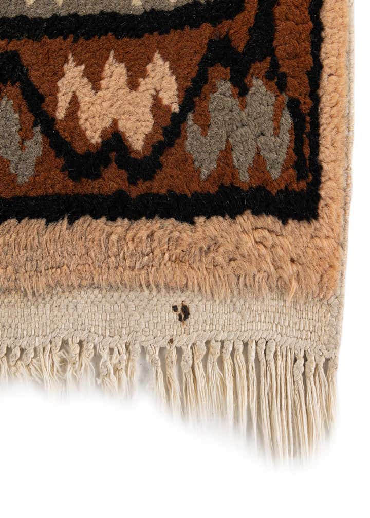 6' 6 x 9' 7 Hand Knotted Moroccan Wool Rug