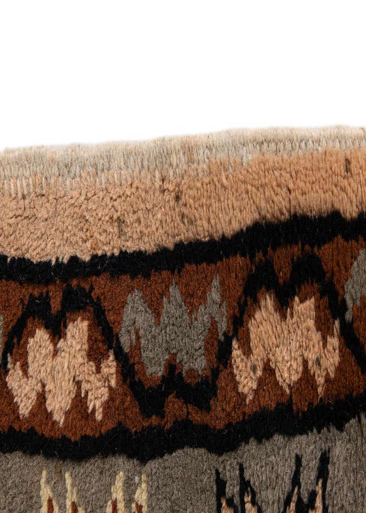6' 6 x 9' 7 Hand Knotted Moroccan Wool Rug