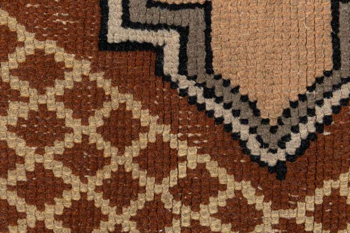 6' 6 x 9' 7 Hand Knotted Moroccan Wool Rug