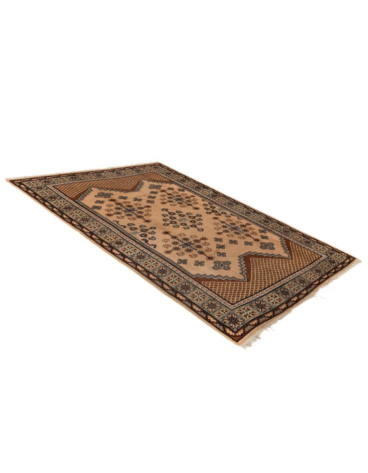 Detail image of 6' 6 x 9' 7  Hand Knotted Moroccan Wool Rug