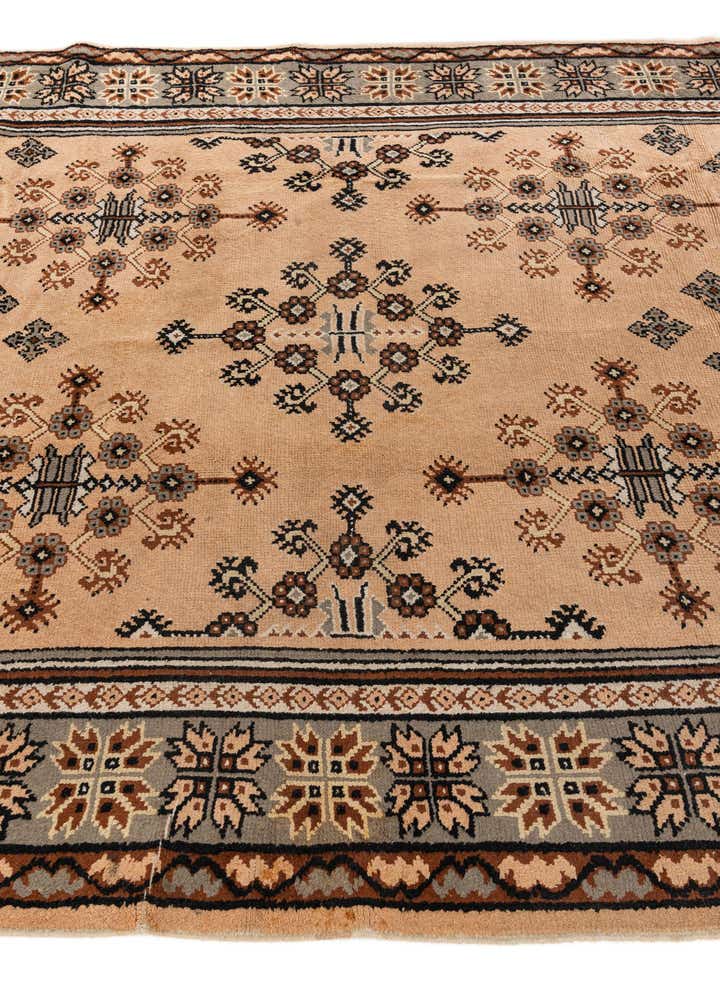 6' 6 x 9' 7 Hand Knotted Moroccan Wool Rug