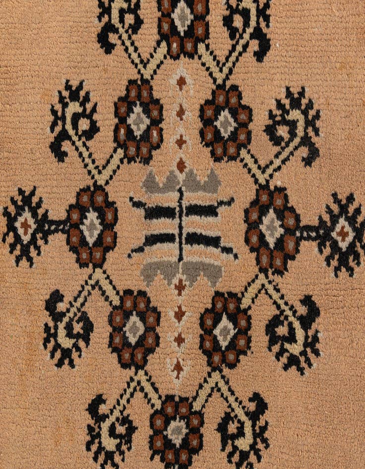 Detail image of 6' 6 x 9' 7  Hand Knotted Moroccan Wool Rug