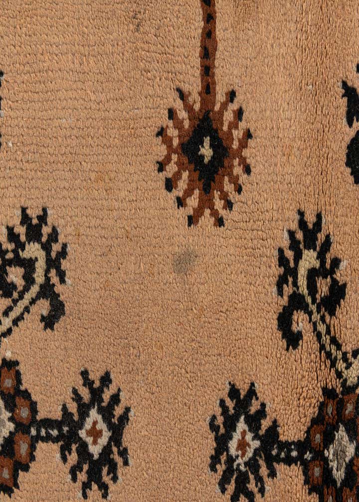 6' 6 x 9' 7 Hand Knotted Moroccan Wool Rug