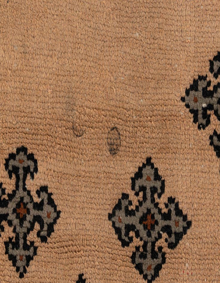 Detail image of 6' 6 x 9' 7  Hand Knotted Moroccan Wool Rug