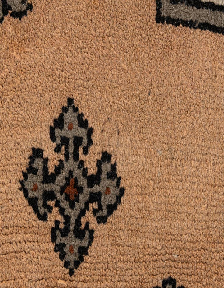 Detail image of 6' 6 x 9' 7  Hand Knotted Moroccan Wool Rug