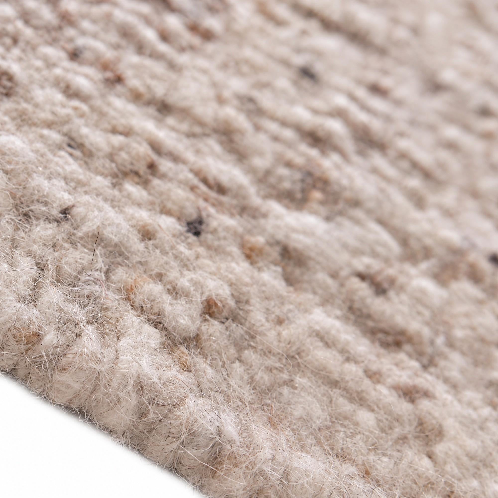Detail image 8 of 12: 4' 1 x 5' 9 Hand Knotted Moroccan Wool Rug
