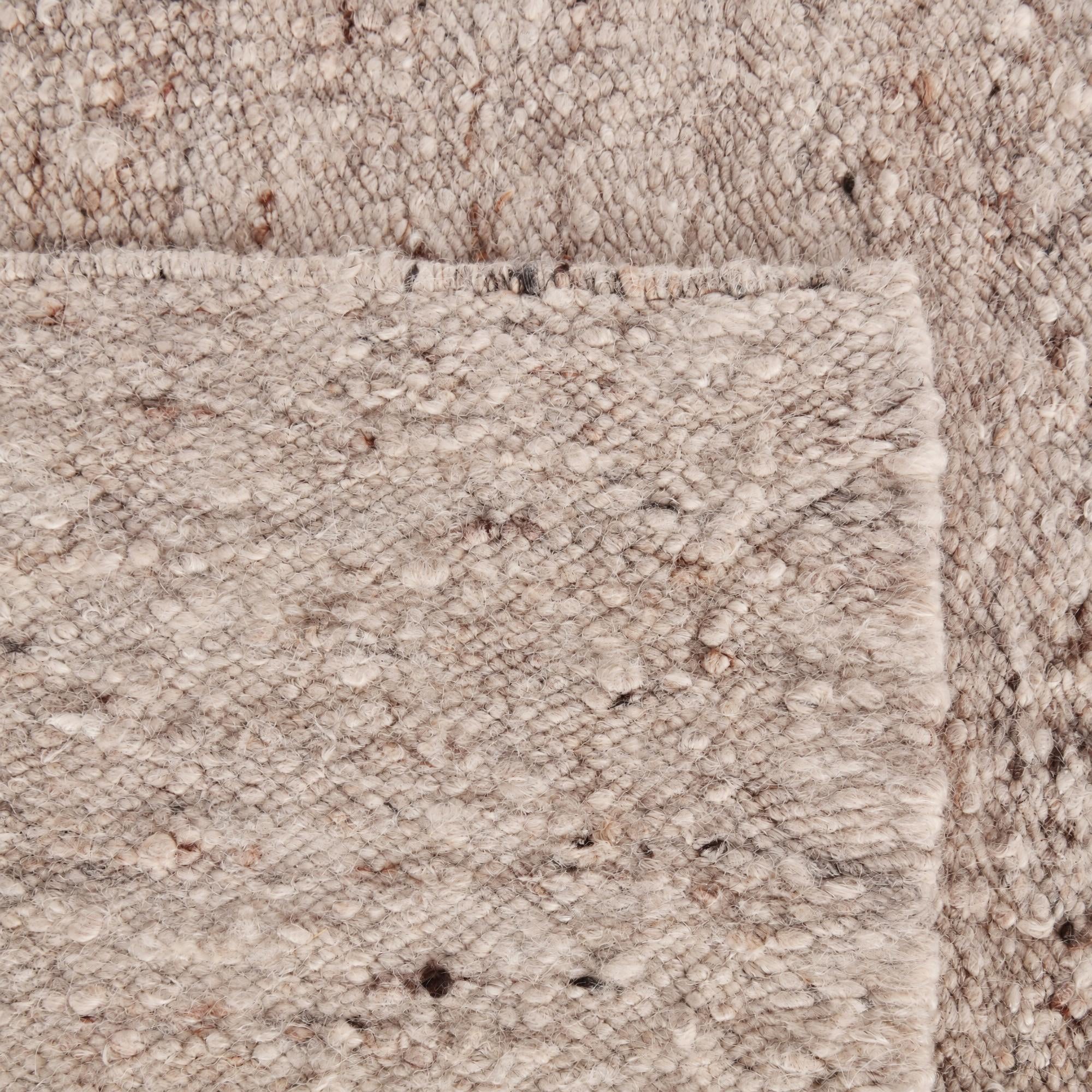 Detail image 12 of 12: 4' 1 x 5' 9 Hand Knotted Moroccan Wool Rug