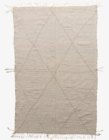 6' 8 x 10' 2 Hand Knotted Moroccan Wool Rug