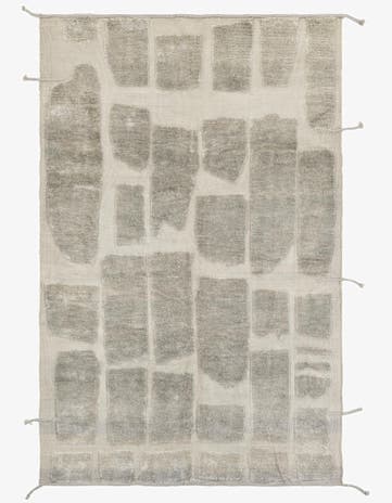 6' 4 x 10' Hand Knotted Moroccan Wool Rug