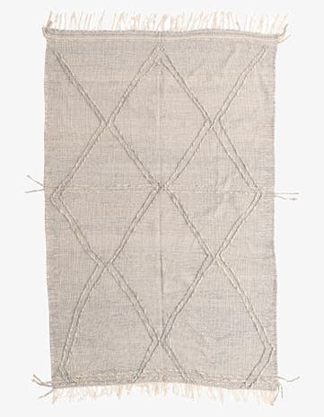 6' 4 x 9' 8 Hand Knotted Moroccan Wool Rug