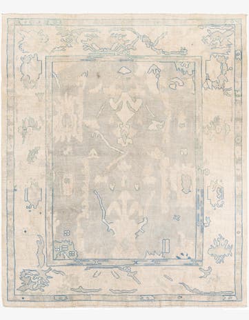 8' 6 x 10' 2 Hand Knotted Moroccan Wool Rug