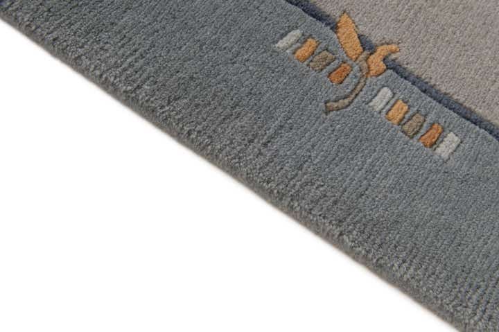 4' 9 x 6' 7 Hand Knotted Nepal Wool Rug