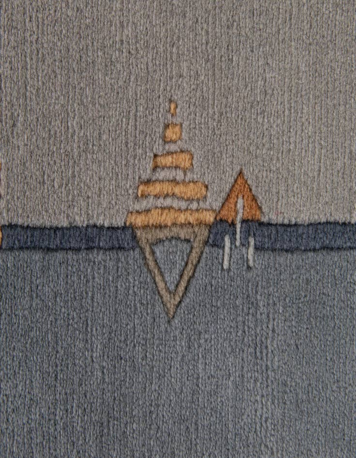 Detail image of 4' 9 x 6' 7  Hand Knotted Nepal Wool Rug