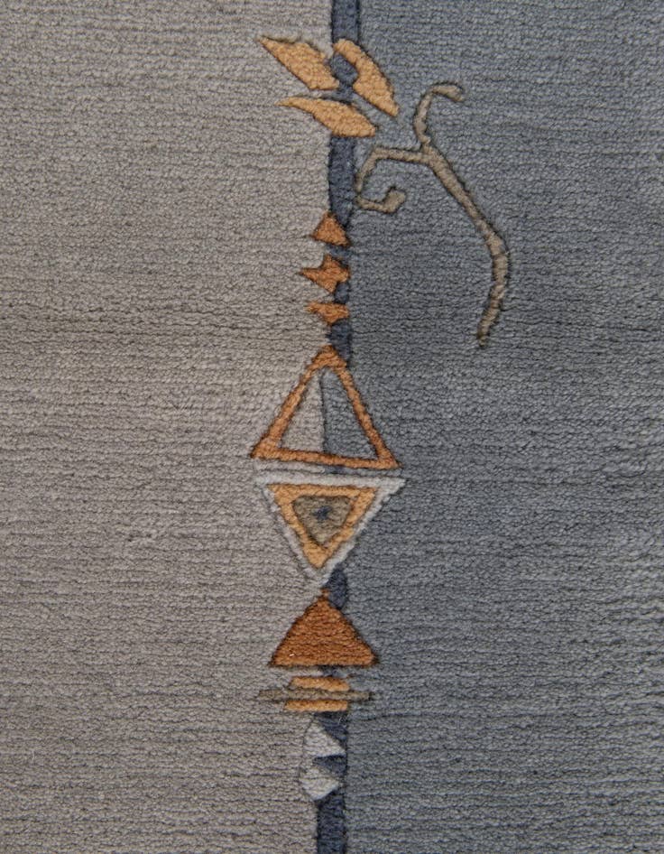 Detail image of 4' 9 x 6' 7  Hand Knotted Nepal Wool Rug