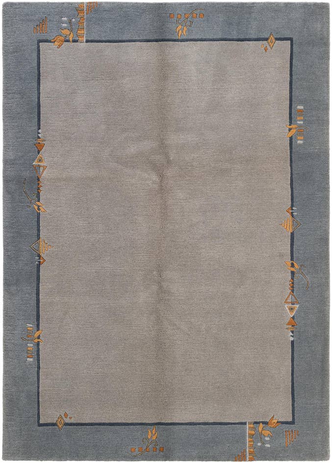 Detail image of 4' 9 x 6' 7 Hand Knotted Nepal Wool Rug