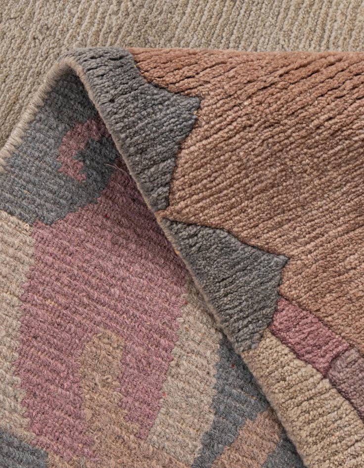 Detail image of 8' 4 x 11' 5  Hand Knotted Nepal Wool Rug