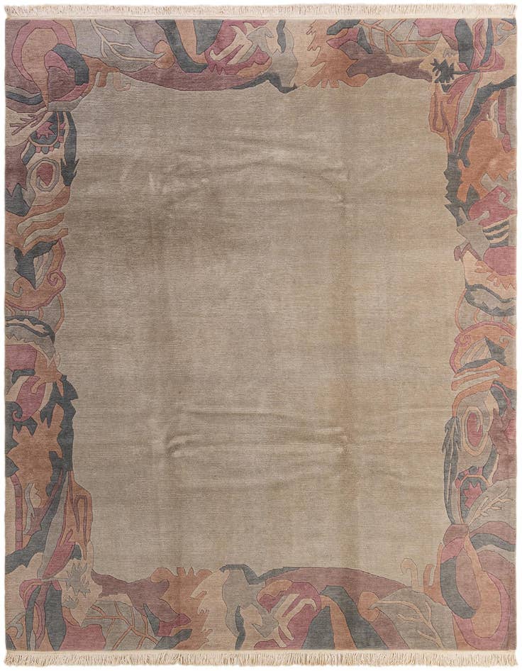 Detail image of 8' 4 x 11' 5 Hand Knotted Nepal Wool Rug