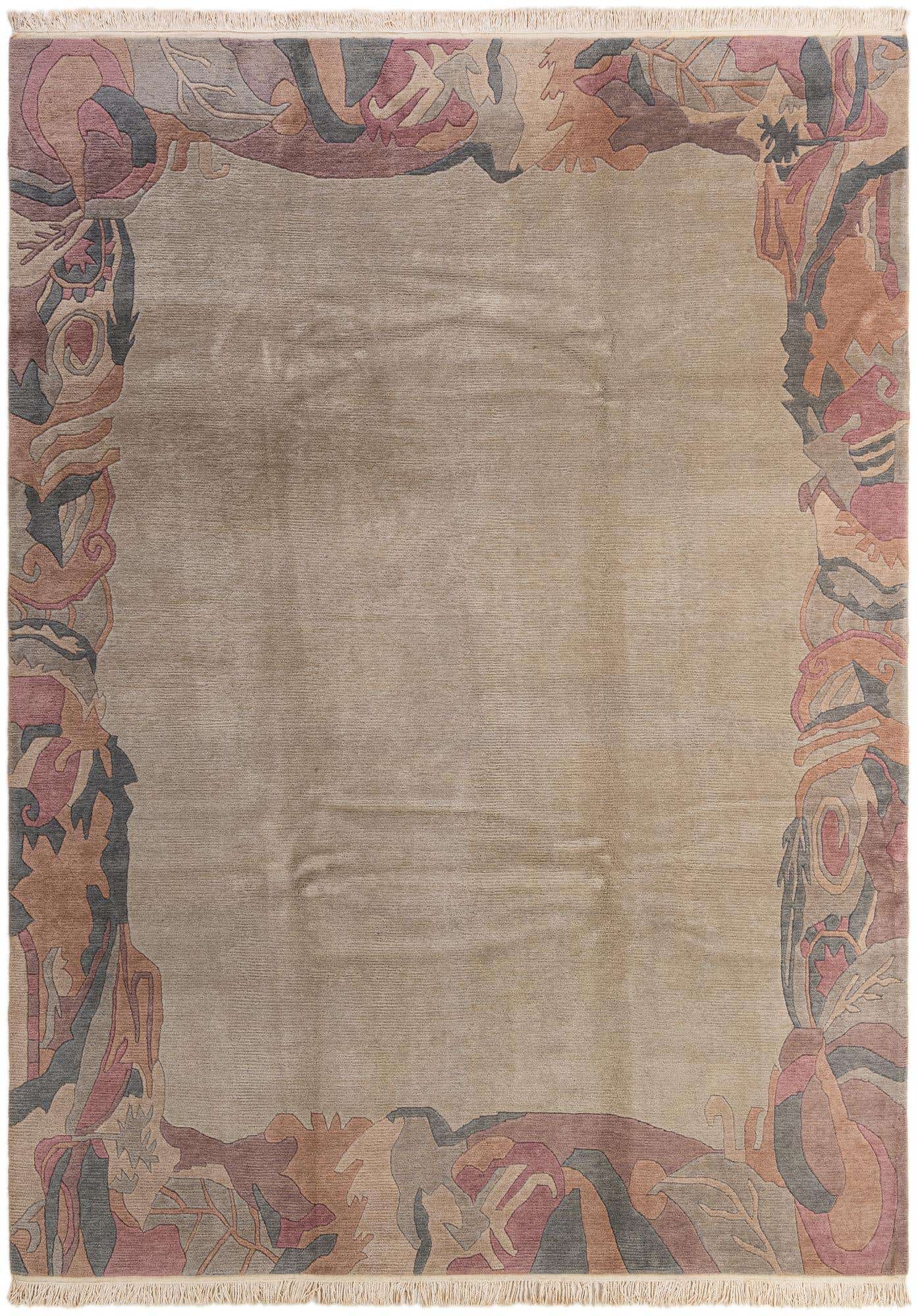 8' 4 x 11' 5 Hand Knotted Nepal Wool Rug