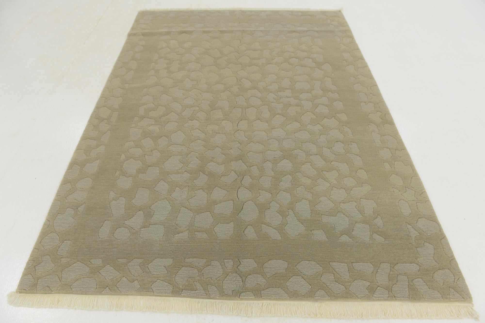 5' 8 x 7' 10 Hand Knotted Nepal Wool Rug