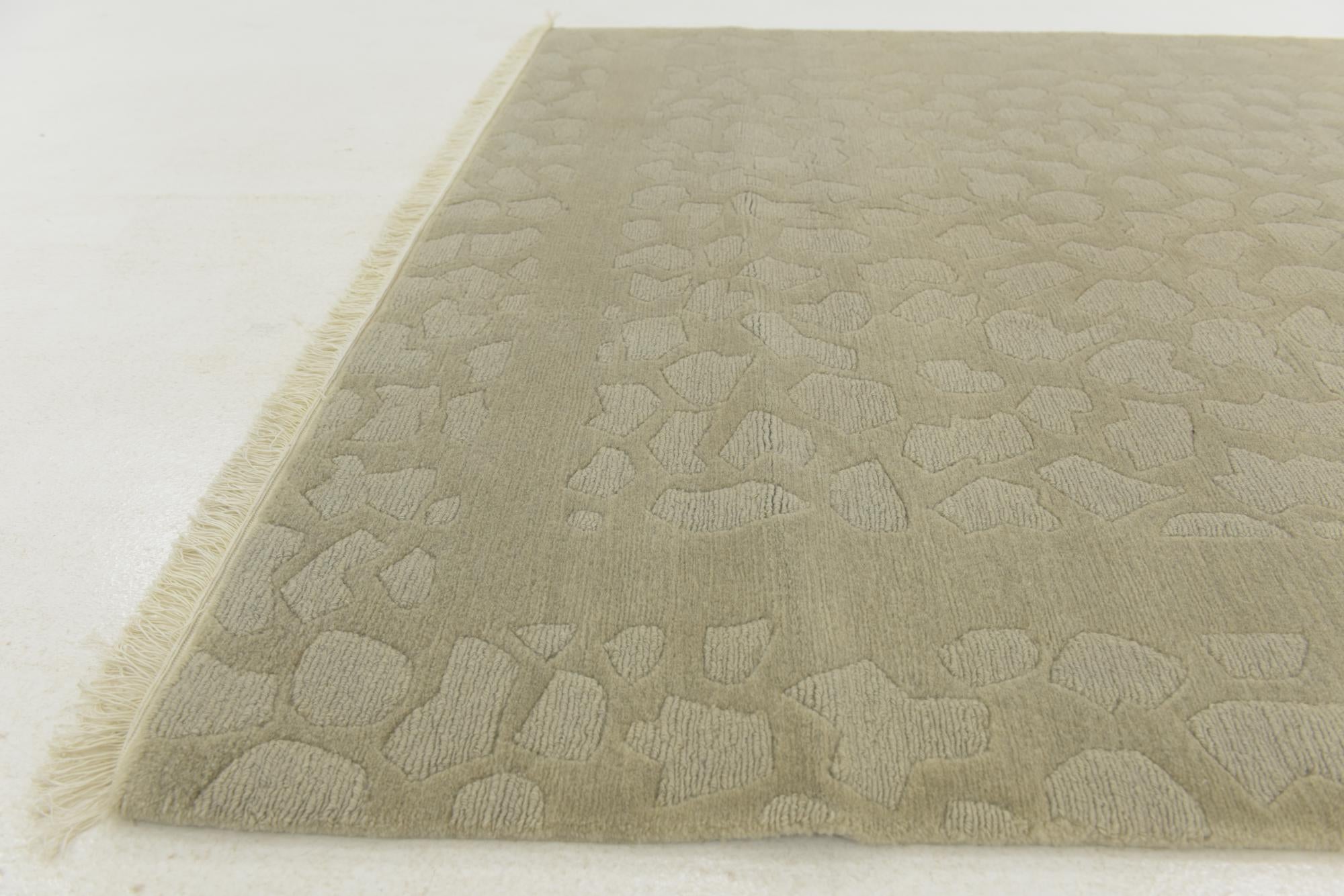 5' 8 x 7' 10 Hand Knotted Nepal Wool Rug