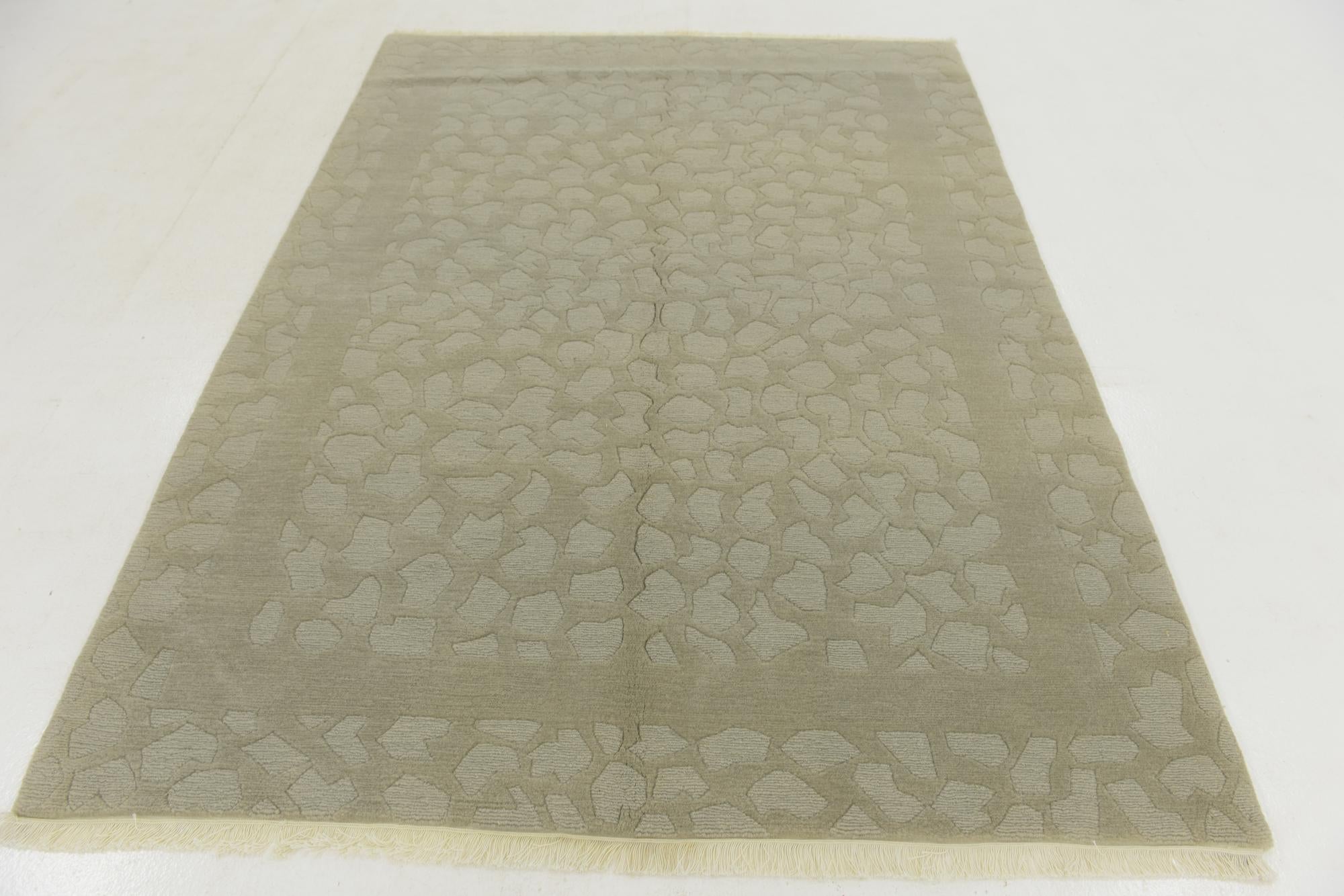 5' 8 x 7' 9 Hand Knotted Nepal Wool Rug