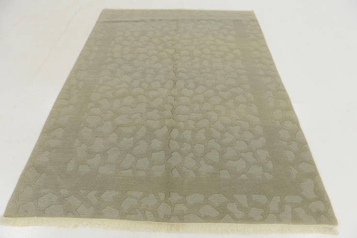 Detail image of 5' 8 x 7' 9 Hand Knotted Nepal Wool Rug