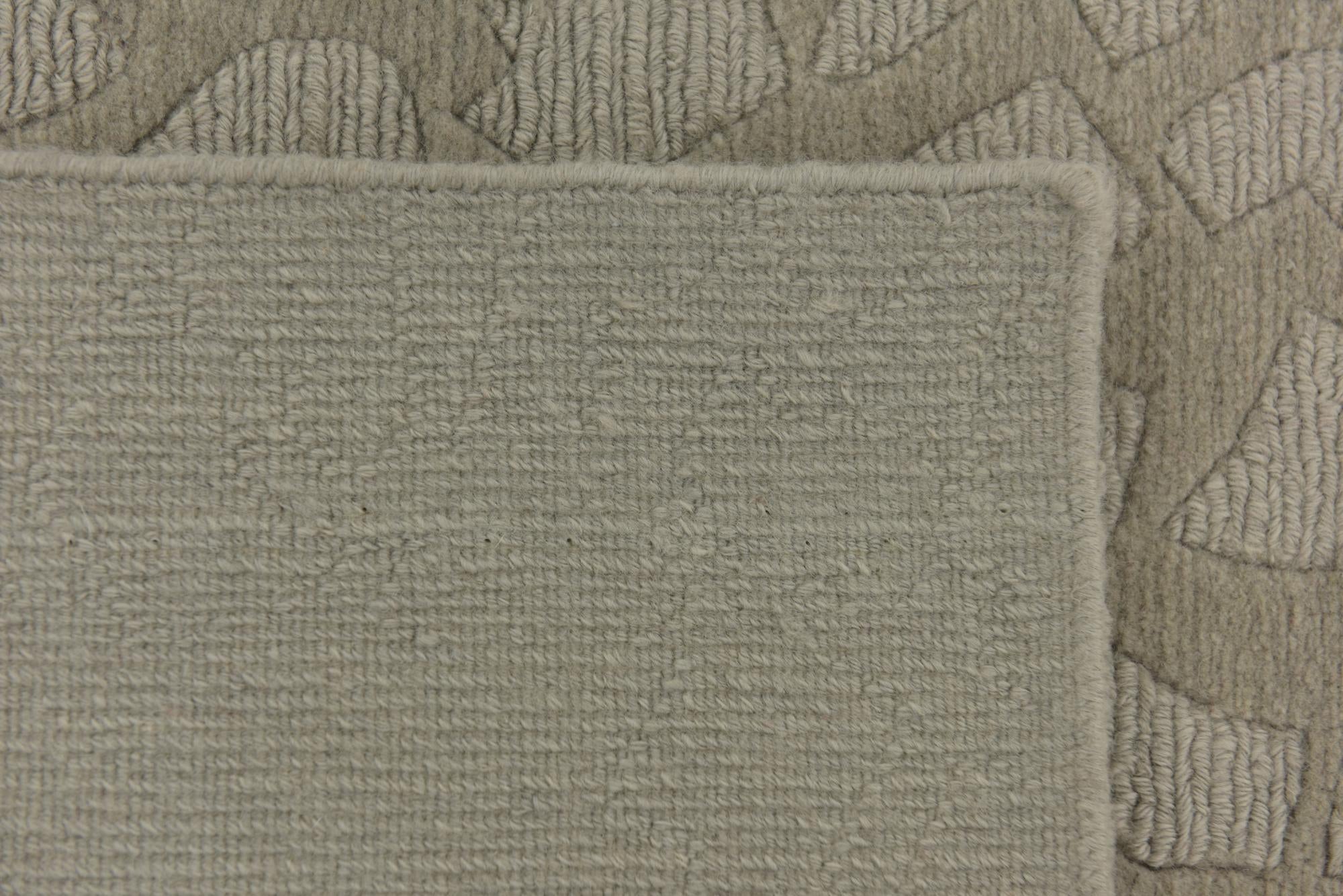 4' 8 x 6' 6 Hand Knotted Nepal Wool Rug
